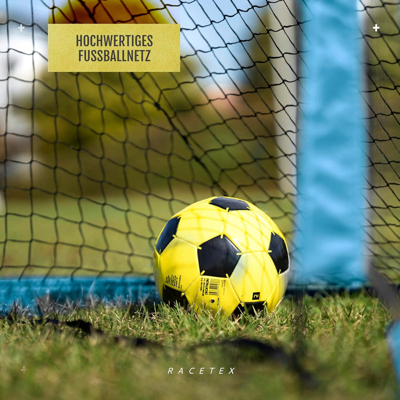 Racetex 2er Fussballtor Kinder Set - Fussball Tore inkl. nützlicher Tasche zum Transportieren - Vers