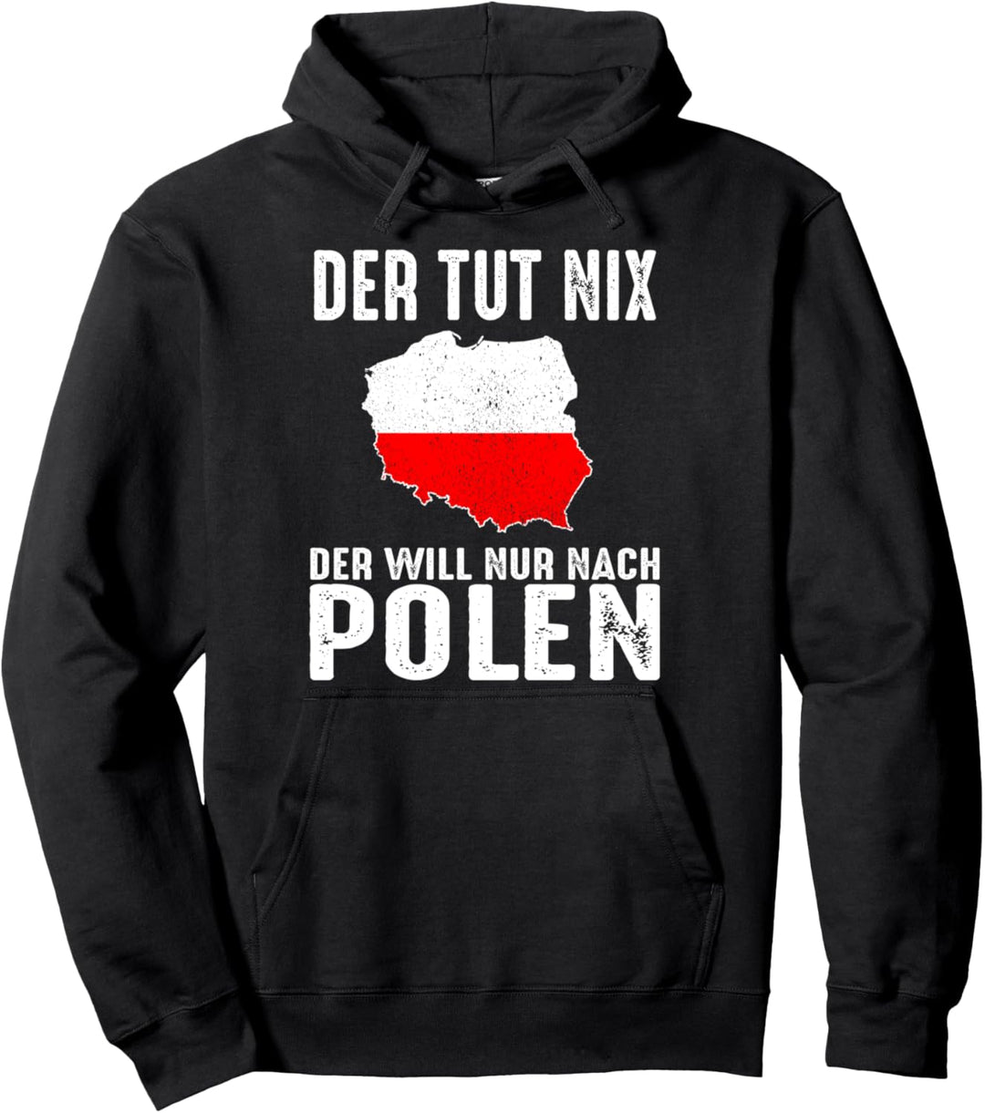 Polen Polisch Polska Urlaub Reise Sommer Kurwa Pole Polin Pullover Hoodie