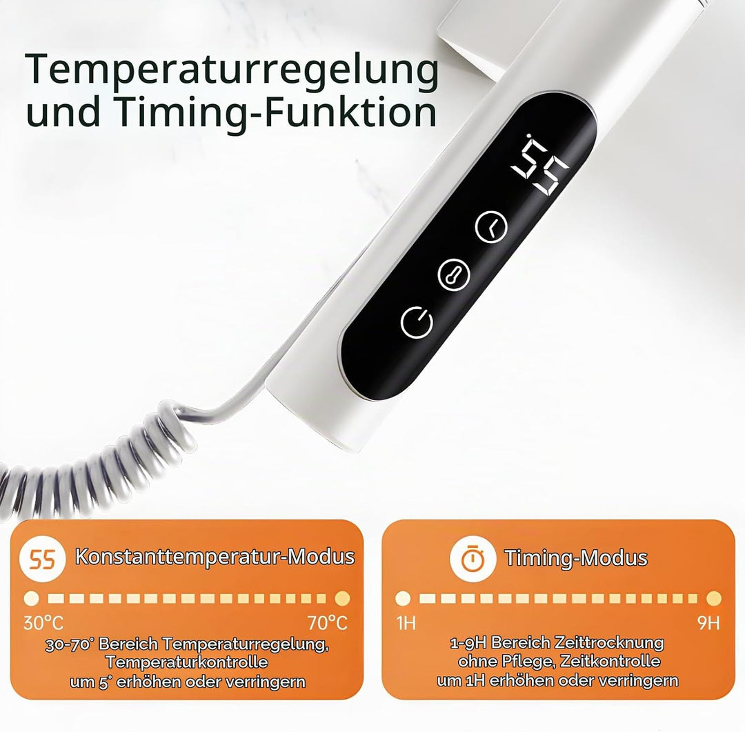 Handtuchheizkörper Elektrisch Mit Lagerregal Bad Handtuchtrockner Elektrisch 180°Drehung HandtuchwäR