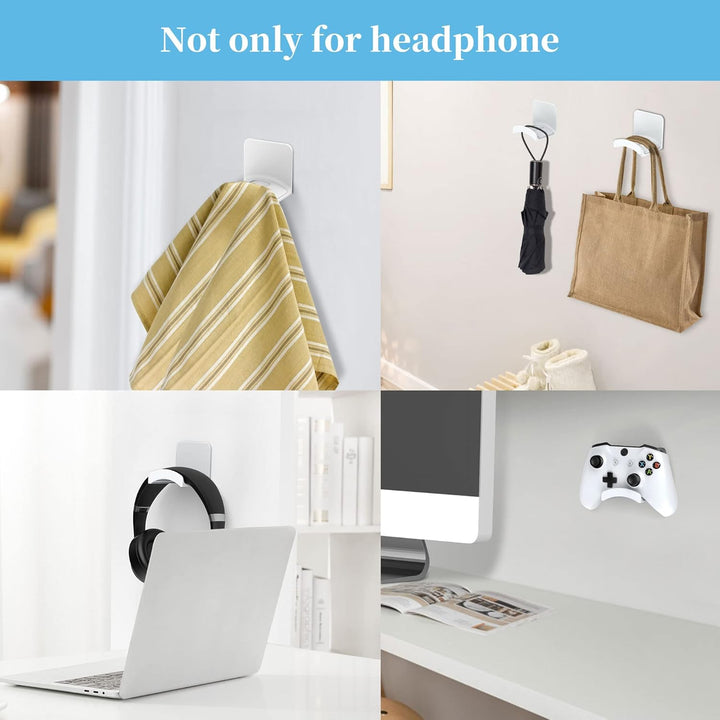 Cozycase Universal Kopfhörer Halter mit starkem Klebeband Premium Headset Halterung Wandhalterung TP