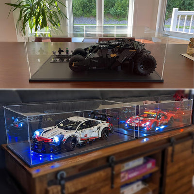 Acryl Vitrine Klar für Lego Actionfiguren Funko Pop Modell Skulptur Transparenter Plexiglas Display