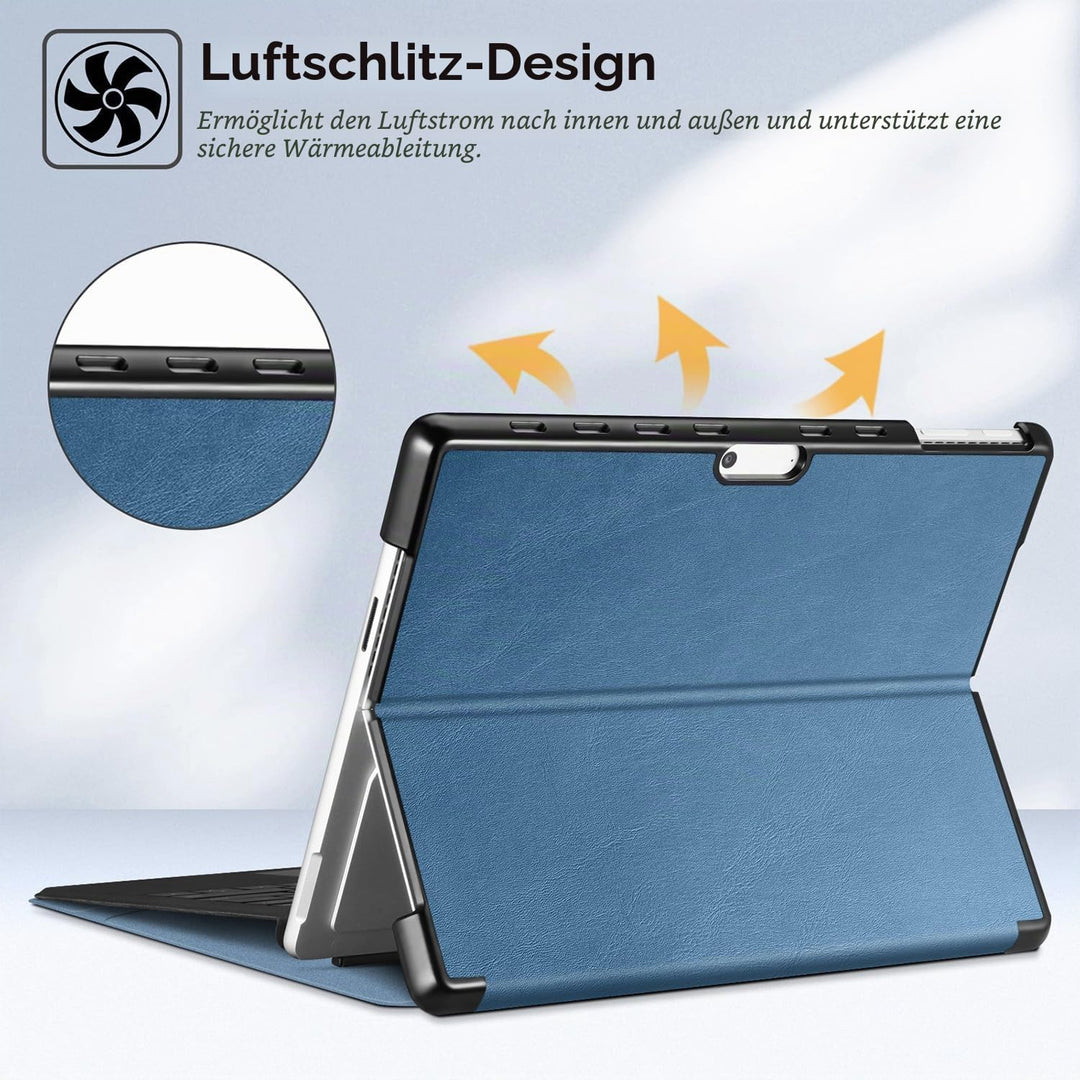 Fintie Hülle für Microsoft Surface Pro 11/10 / 9 (2024-2022) 13 Zoll - Business Schutzhülle mit Hart