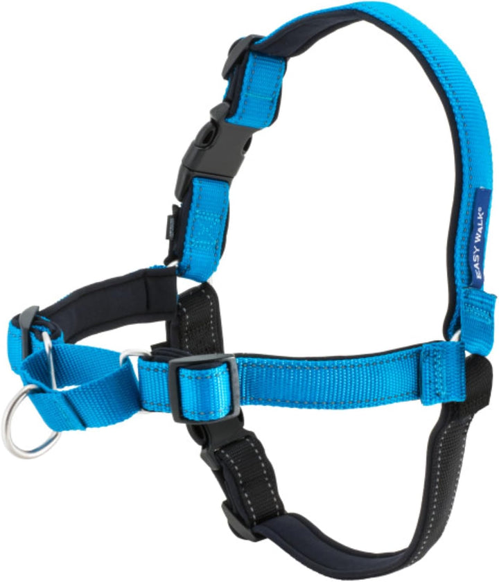 PetSafe Easy Walk Deluxe Geschirr, Gehgeschirr ohne Zug für Hunde, gepolstertes Design, inkl. 1,8 m