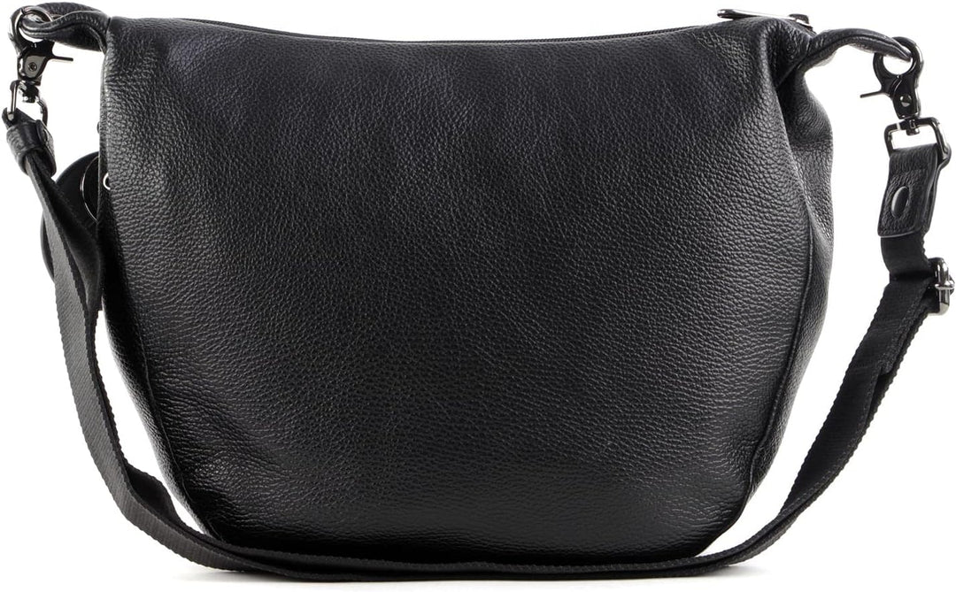 Mandarina Duck Schultertasche Schwarz (Schwarz) Mellow Leather P2fzt59 30 x 28 x 11 (L x H x B)