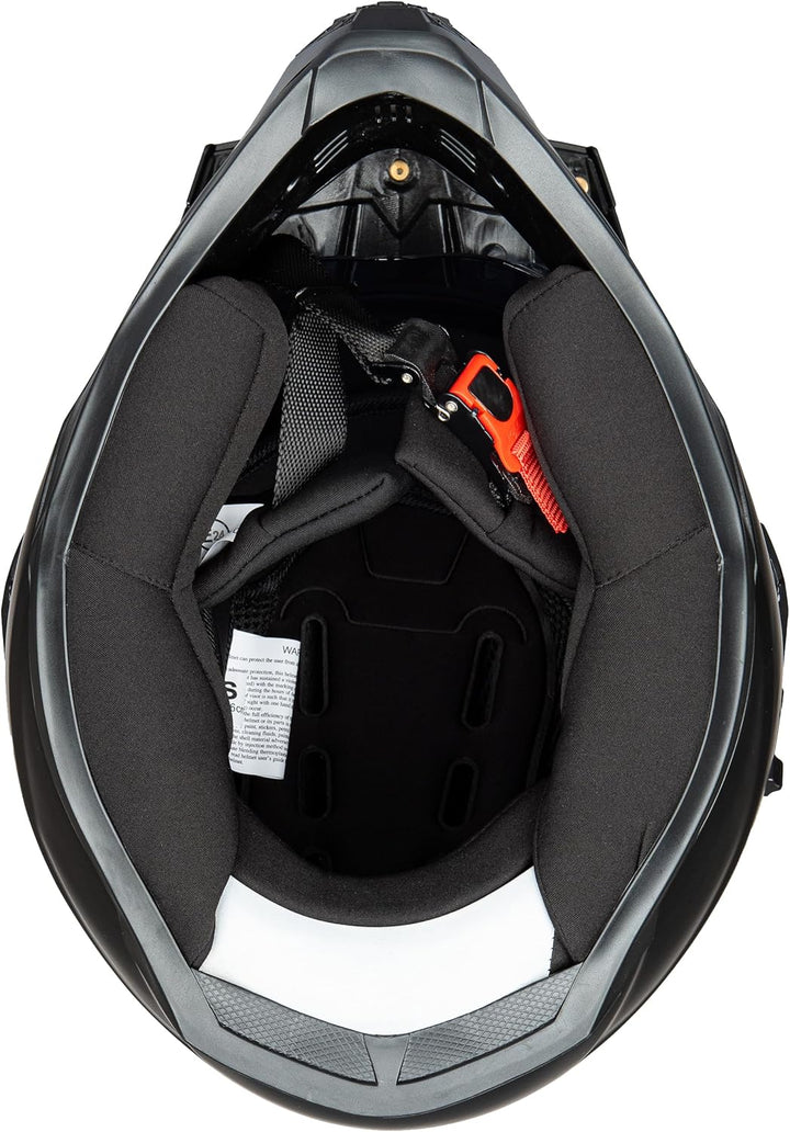 JIEKAI Adventure Helme Motocross Helm Sicherheitsnorm ECE 22.05 Motorradhelme,Roller Ski ATV Helm XL
