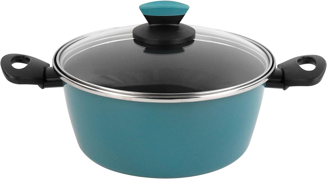 CACEROLA "LOTUS" Ø24CM CON TAPA DE VIDRIO