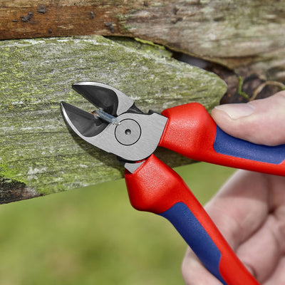 KNIPEX 70 02 160 Seitenschneider, präzises Schneiden bis Ø 4,0 mm, mit Mehrkomponenten-Griffhüllen,