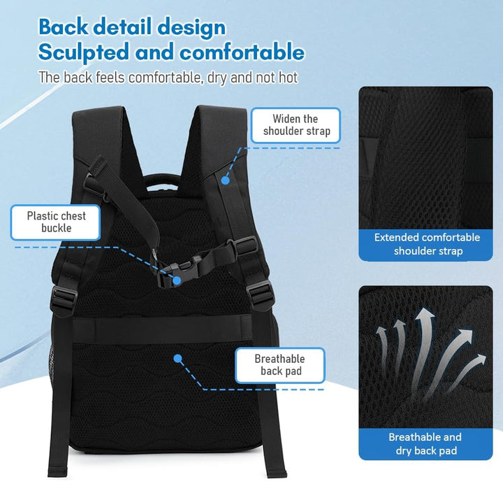 Kamerarucksack, Professionelle Kameratasche für DSLR Spiegelreflexkameras, Wasserdichter Laptop Ruck