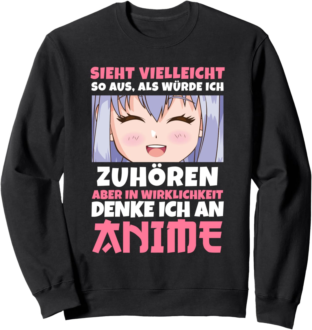 Ironisch Lustiger Anime Manga Spruch Sweatshirt