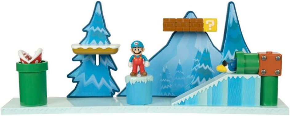 Spielset Cumbres Granizadas Deluxe Super Mario Bros