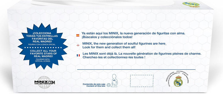 MINIX 5er-Pack Figuren 7 cm Real Madrid CF