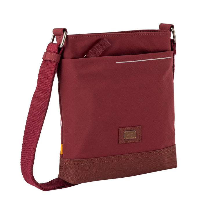 camel active bags City Herren Umhängetasche Messenger Bag 22x4,5x22 Dark Red, 22x4,5x22 Dark Red