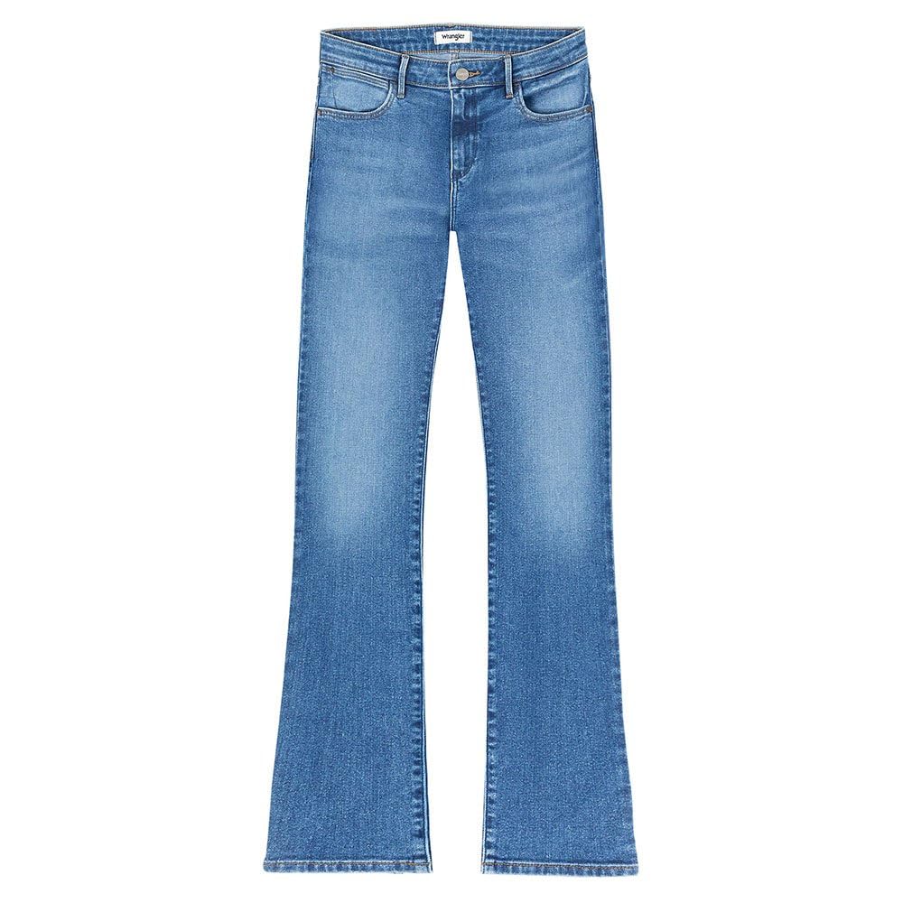 Wrangler Damen Bootcut Jeans 24W / 30L Raven, 24W / 30L Raven