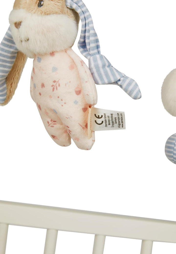 Sterntaler Mobile Hase Hanni - Musik Mobile mit Spieluhr Melodie: "La Le Lu" - Baby Mobile für Wiege