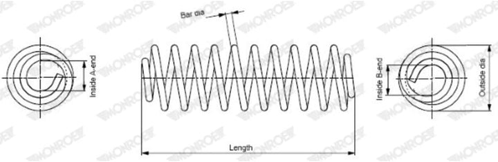 Monroe SP3787 Oespectrum Spiralfeder