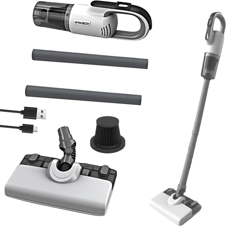 Akku Staubsauger 50000Pa/60Min, Kabellos Vacuum Cleaner, Cordless Leise tielstaubsauger Elektrische