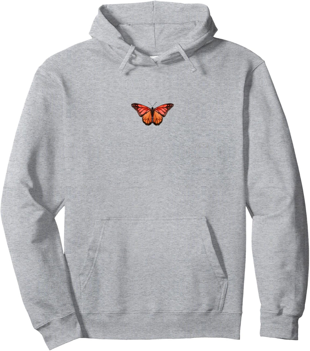 Butterfly Butterflies Botanical Boho Monarch Summer Insect Pullover Hoodie