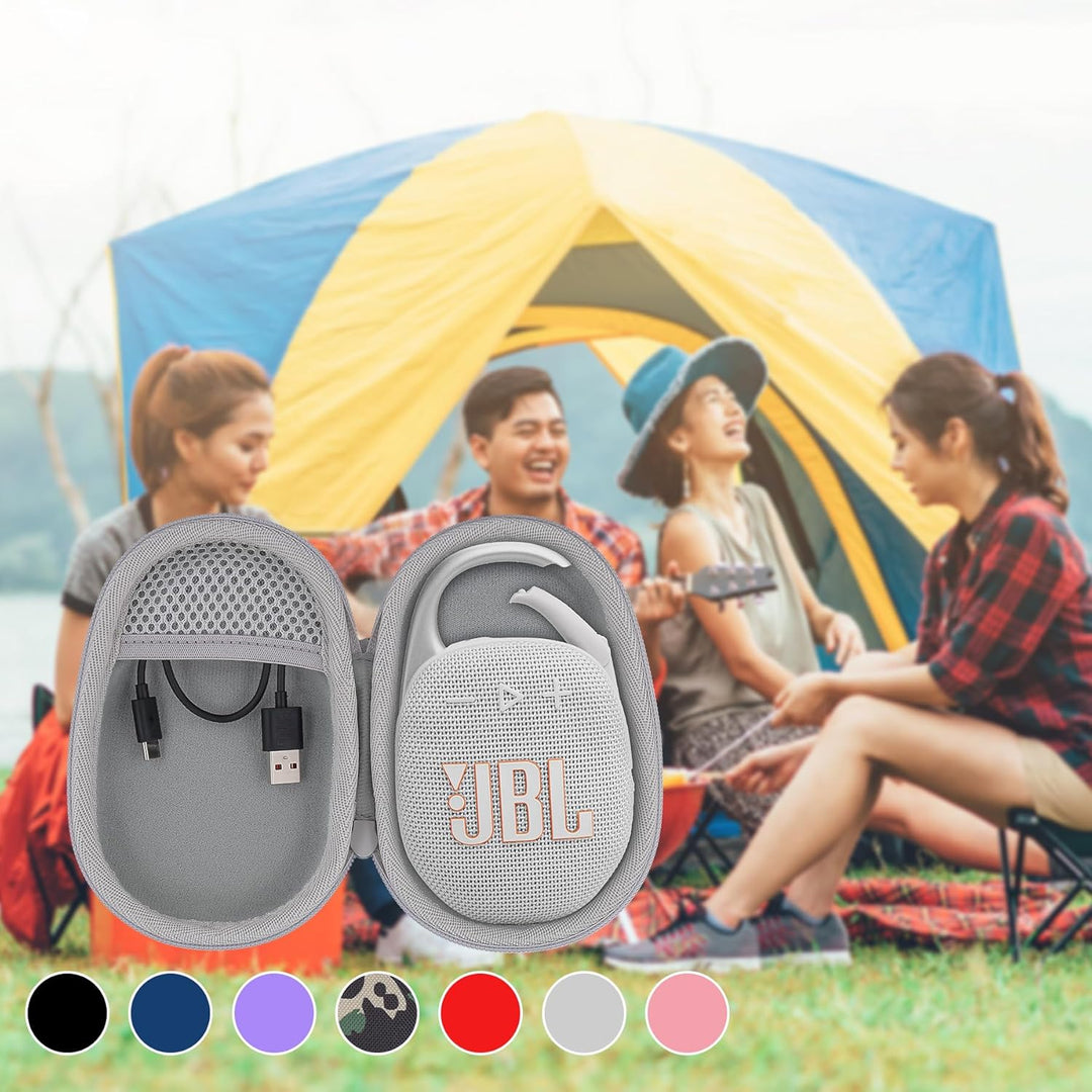 co2CREA Hart Reise Schutz Hülle Etui Tasche für JBL Clip 5 /JBL Clip 4 / JBL Clip 4 Eco Tragbare Blu