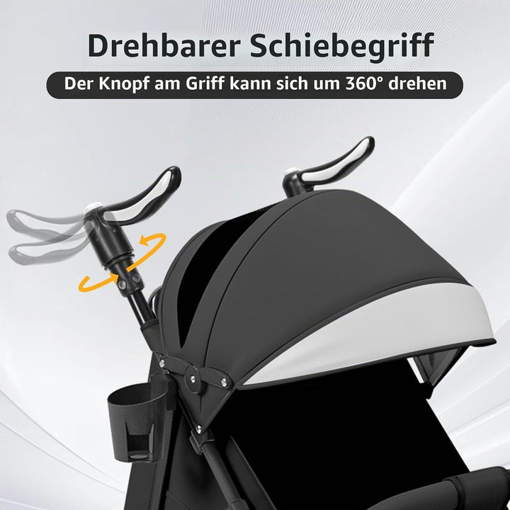 OHMG Kinderbuggy mit Liegefunktion ab Geburt bis 22 kg,Kinderwagen,Buggy für Kinder,mit Liegefunktio