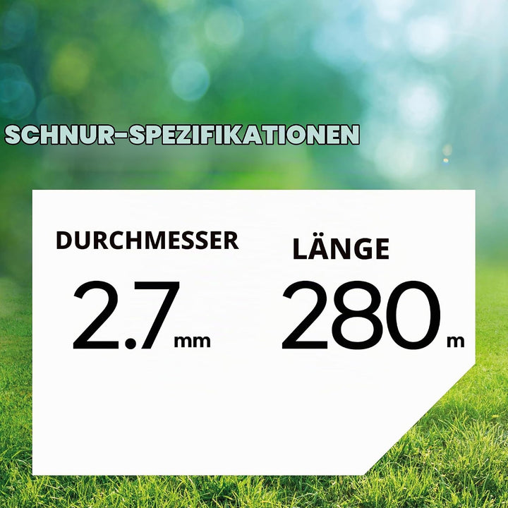 Oregon 559055 Nylium Mähfaden mit sternförmigem Querschnitt, 2,7 mm, 280 Meter-Spule 2.7 mm 280 m, 2