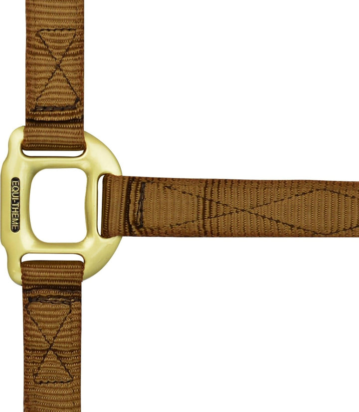 Equi-Theme/Equit'm Halfter Nylon 510099, Unisex, 510099 Einheitsgrösse Braun, Einheitsgr&#xF6;&#xDF;