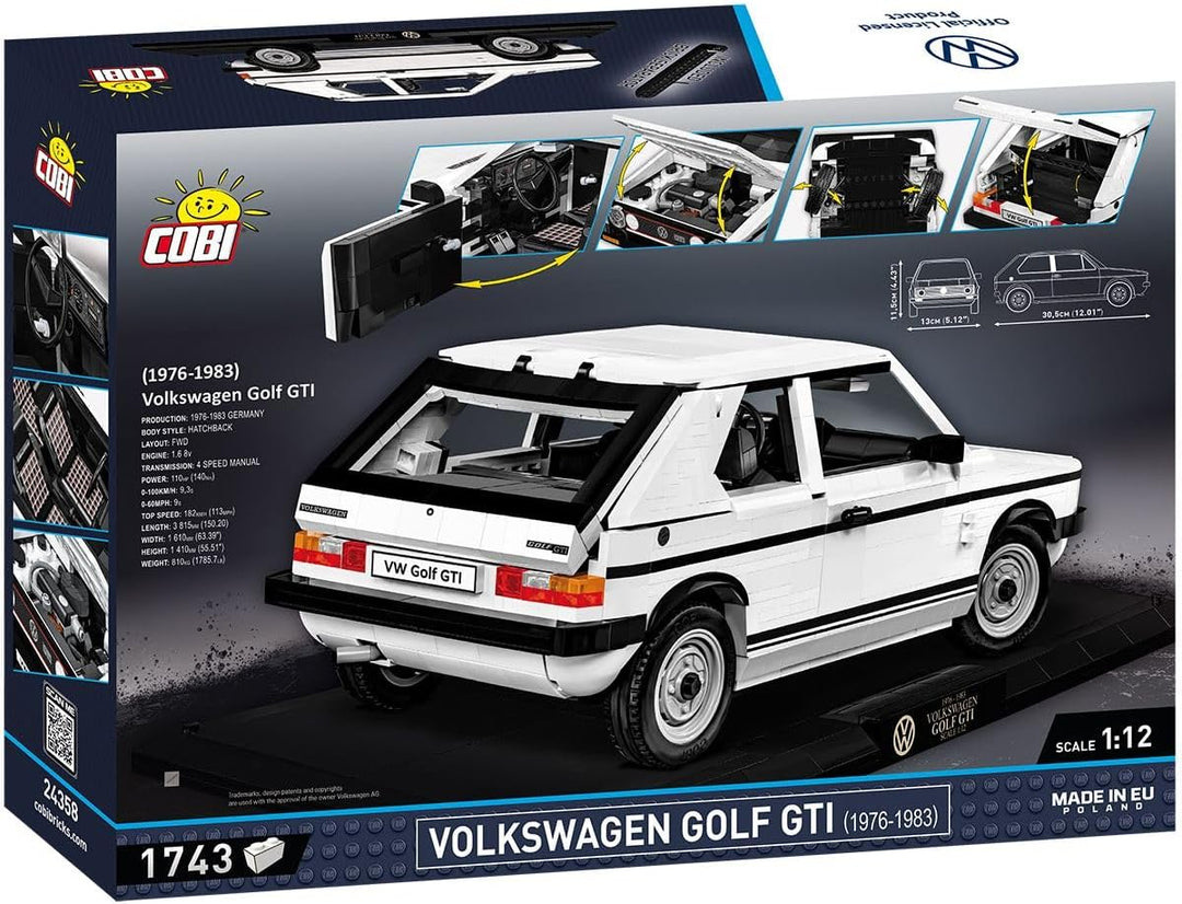 COBI 24358 Volkswagen Golf GTI (1976 – 1983) Executive Edition 1710 Teile