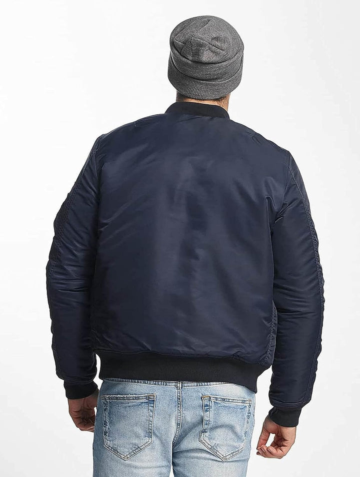 Vintage Industries Westford MA1 Jacke (Blue/Black,L)