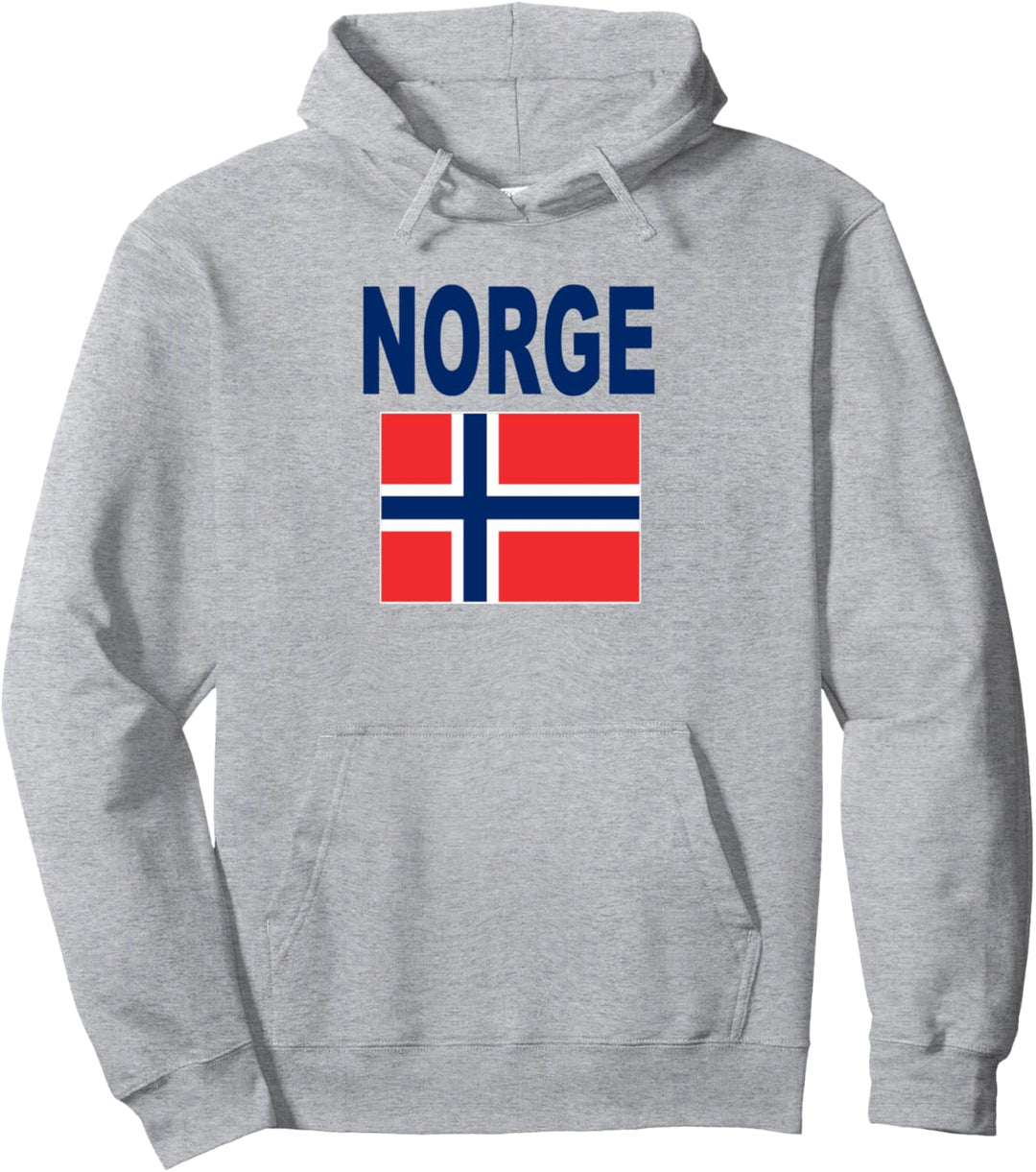 Norwegen Flagge Norge Flagg Norwegische Flaggen Herren Damen Pullover Hoodie