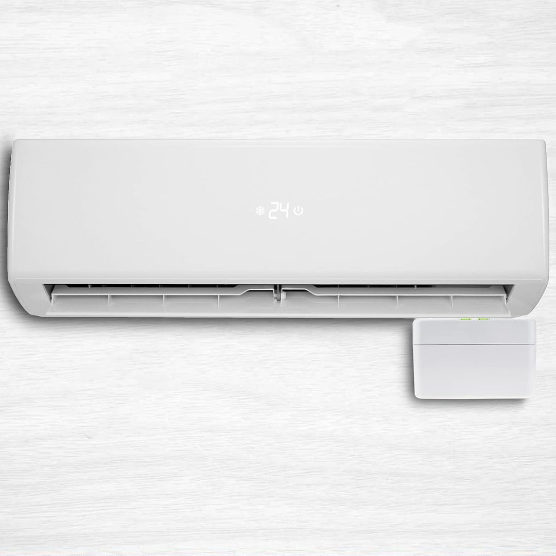 PrimeMatik - Kondensatpumpe mit 200 ml Tank. Kondensathebeanlage für Klimaanlage