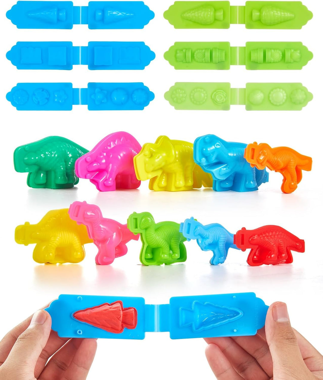 Lictin Knete Zubehör, 44 Stück Knete Set Knetwerkzeug für Kinder, Play Doh ZubehörModellierung von T