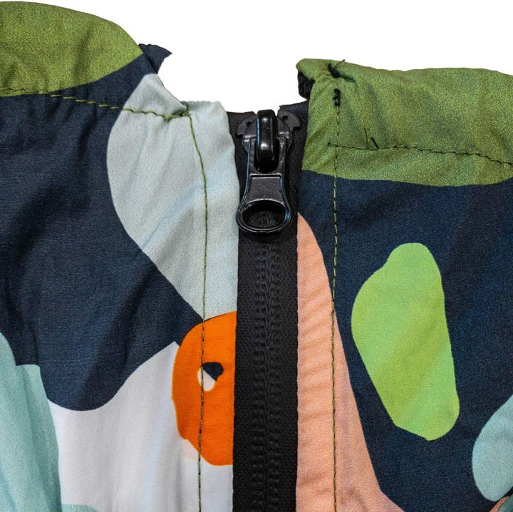Croci Hiking Regenmantel für Hunde, tragbar, Go Harlequin, Grösse 55 cm - 381 g, 55 cm