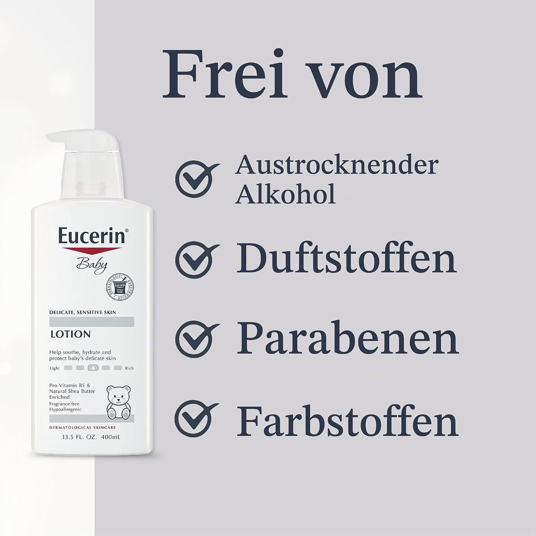 Bébé, Lotion, Sans Parfum, 13,5 fl oz (400 ml) Eucerin