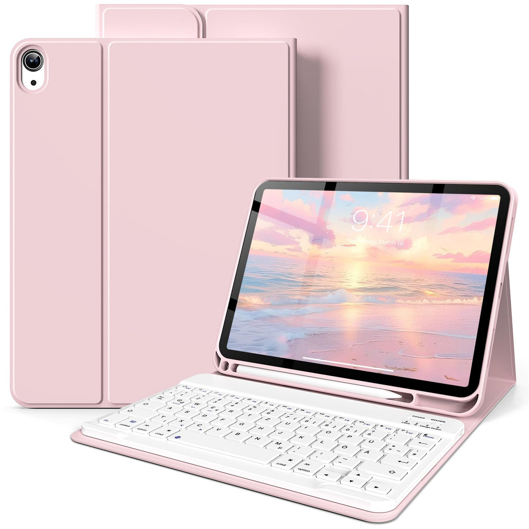 SZPSGC Hülle mit Tastatur für iPad A16 11. /10.Generation 11/10,9 Zoll 2025/2022, Magnetisches Anti-