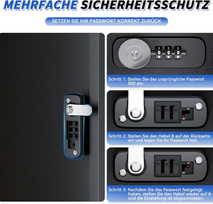 Briefkasten Paketbox für den Aussenbereich, extra grosse Paketboxen mit sicherer Lagerung, wasserdic
