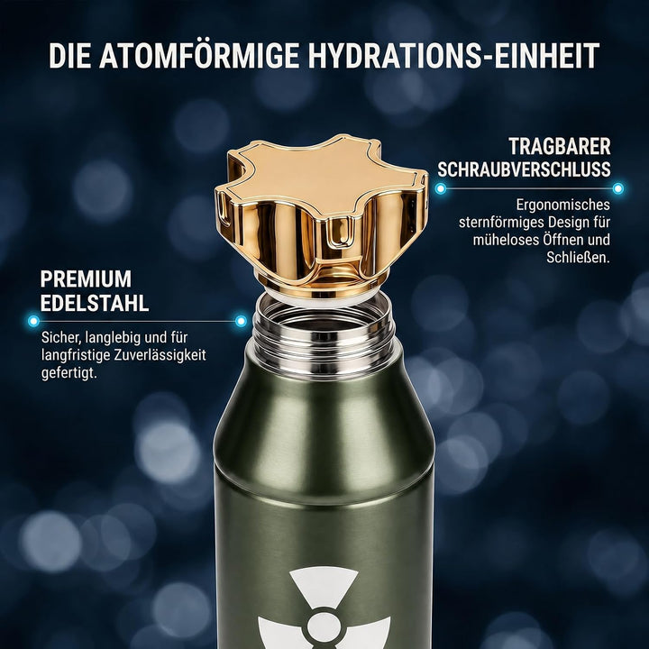 Grogife Thermoskanne 500ml Geschenke für Männer Papa, Lustige Geburtstagsgeschenk für Mann Jagd Jäge