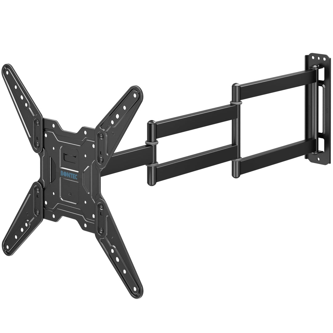 BONTEC Langarm TV Wandhalterung 950 mm Auszug für 26–65 Zoll Fernseher, voll bewegliche TV Halterung
