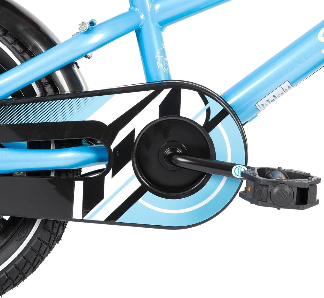 STITCH Kinderfahrrad für 3-9 Jahre Mädchen & Jungen, 14/16/18 Zoll Kinderfahrrad mit Stabilisatoren