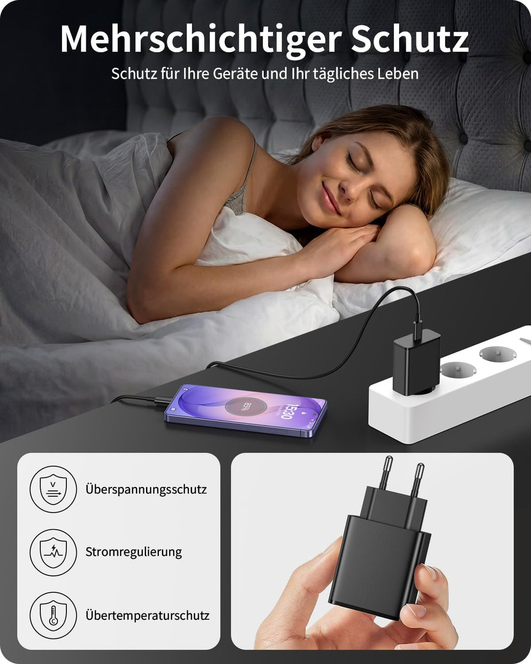 45W Ladekabel USB C Schnellladekabel Ladegerät für Samsung Galaxy S26 Ultra S25 S24 S23 S22 FE 5G A5
