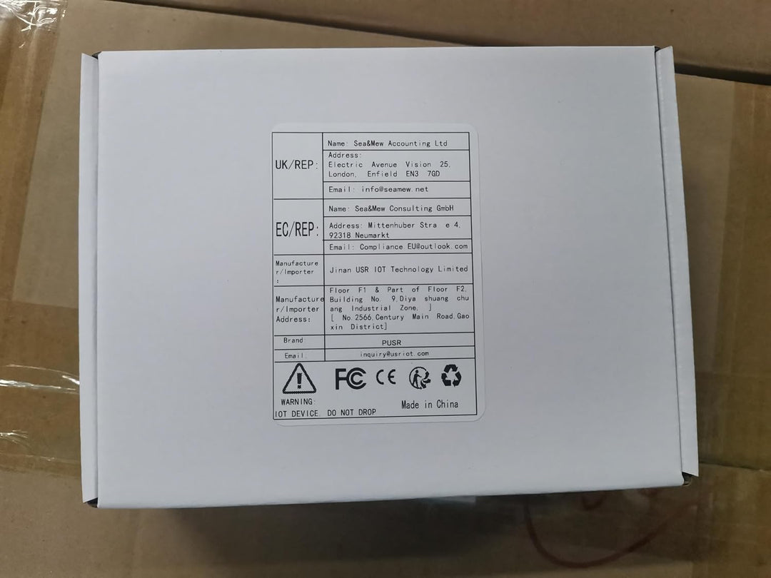 PUSR 8 Ports MQTT Modbus Gateway Unterstützung SSL/TLS Edge Computing RS485 Seriell zu Ethernet Konv