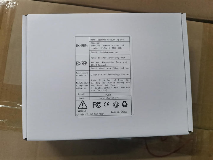 PUSR 8 Ports MQTT Modbus Gateway Unterstützung SSL/TLS Edge Computing RS485 Seriell zu Ethernet Konv