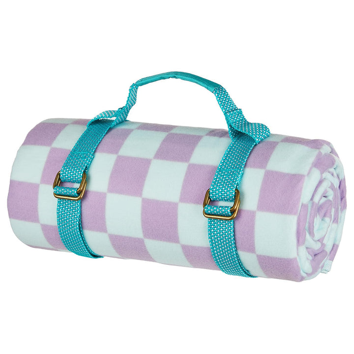 BUTLERS Picknickdecke Outdoor 200x200 cm - GET Together - waschbare Campingdecke XXL mit Klettversch