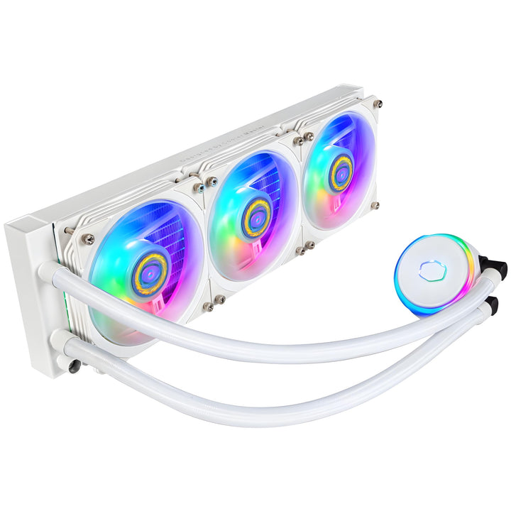 Cooler Master MasterLiquid PL360 Flux CPU-Kühler - AIO Wasserkühlung mit 3 x 120mm Lüfter, 360mm Küh