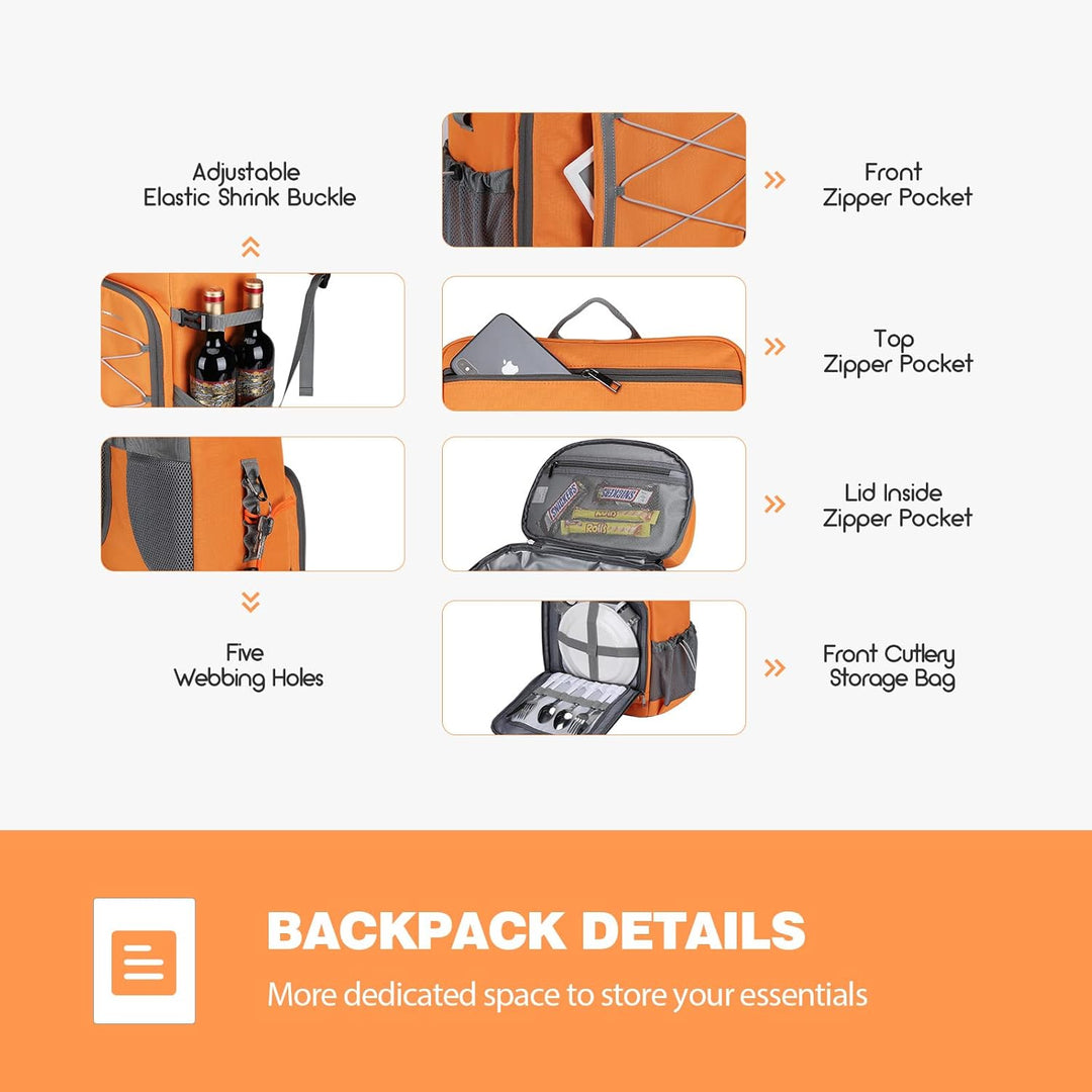 Maelstrom Kühlrucksack 35/50 Dosen, Isolierter Cooler Rucksack Auslaufsicher, Grosse Kühltasche Ruck