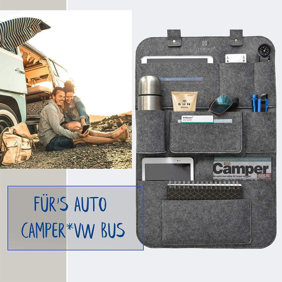 Ixxmind® auto organizer, autositz organizer, auto organizer kinder, autositz organizer, wohnmobil zu