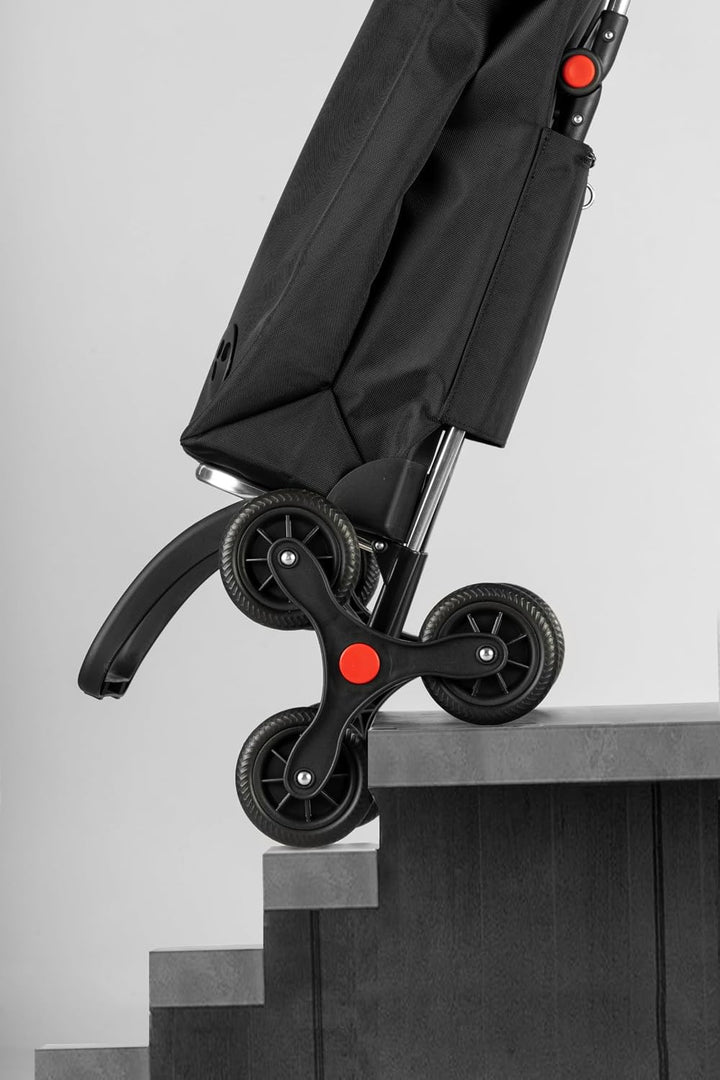 Klappbarer Einkaufstrolley Rolser I-Max MF 6 Räder Treppensteiger - Marengo, Marengo
