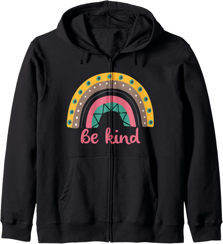 Be Kind Rainbow - Choose Kindness Colorful Kapuzenjacke