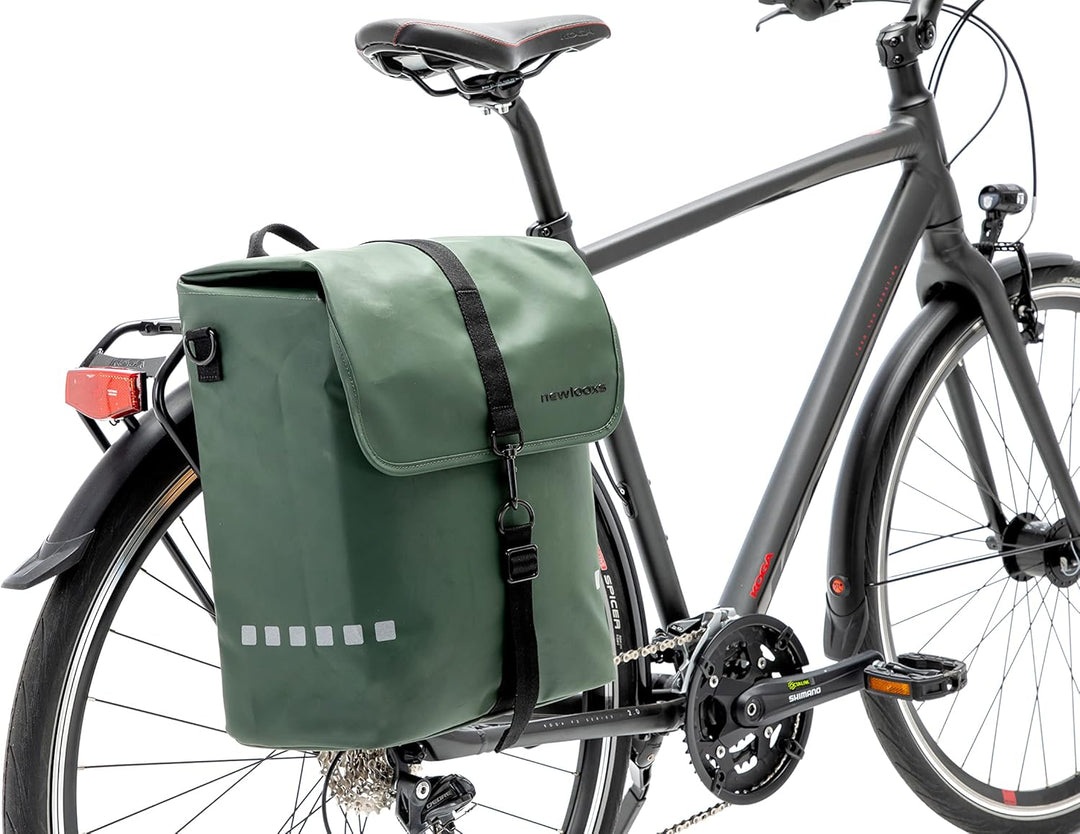 New Looxs Odense Single Enkele Fietstas, Green, 17,5 Liter