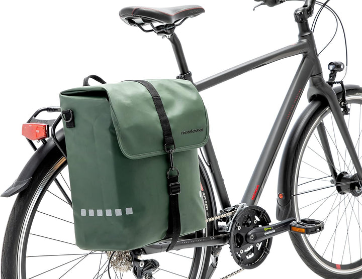 New Looxs Odense Single Enkele Fietstas, Green, 17,5 Liter