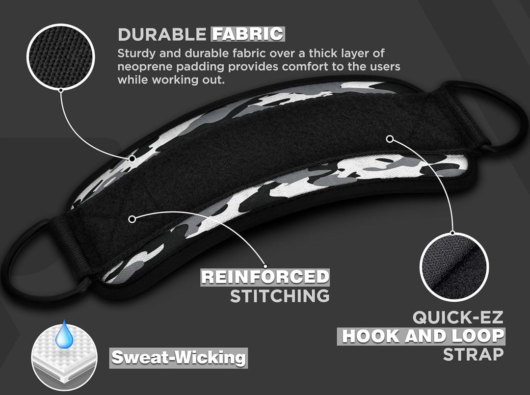 RDX Knöchelriemen für Kabel und Widerstandsbänder – Manschette 7 mm, gepolstert aus Neopren 10 x 4 Z