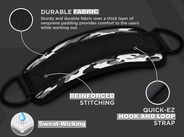 RDX Knöchelriemen für Kabel und Widerstandsbänder – Manschette 7 mm, gepolstert aus Neopren 10 x 4 Z